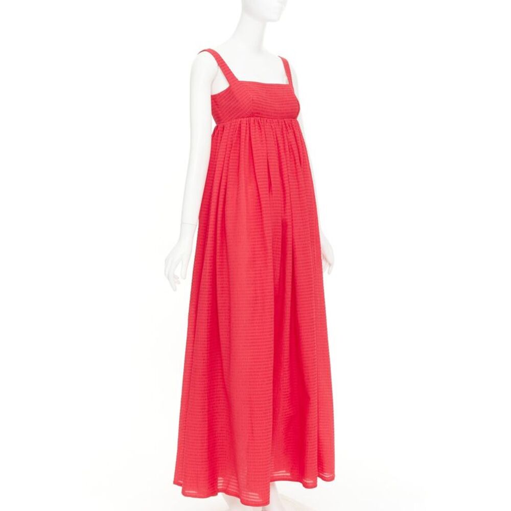Emilia Wickstead Square Neck Maxi Dress